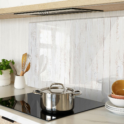 Glass chopping board White wooden boards