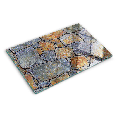 Glass cutting board Stone pattern with texture