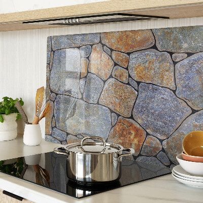 Glass cutting board Stone pattern with texture