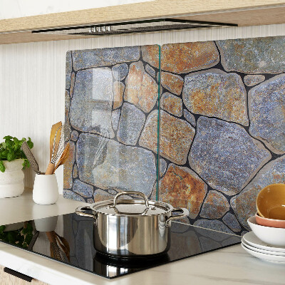 Glass cutting board Stone pattern with texture