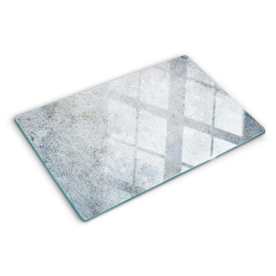 Glass kitchen board Concrete effect with reflection