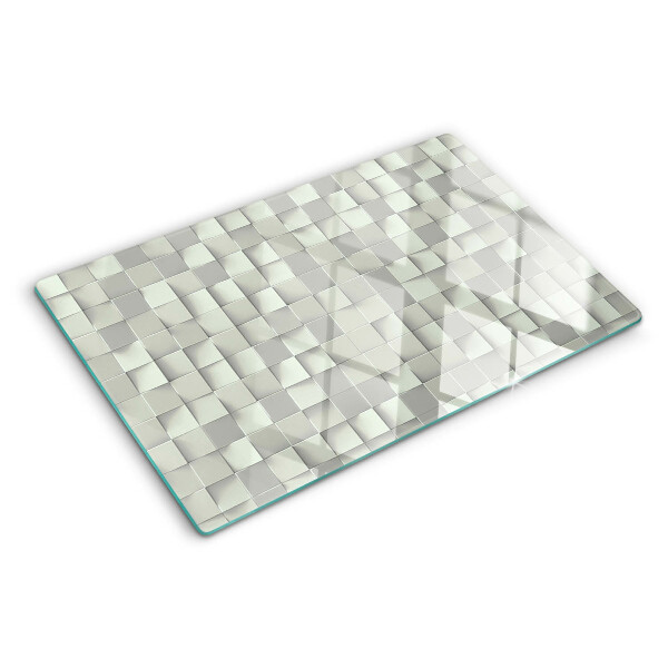 Cutting board Mosaic in shades of gray