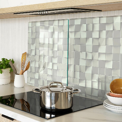 Cutting board Mosaic in shades of gray