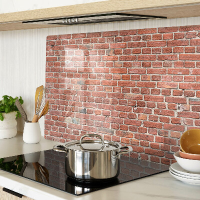 Glass cutting board Brick wall