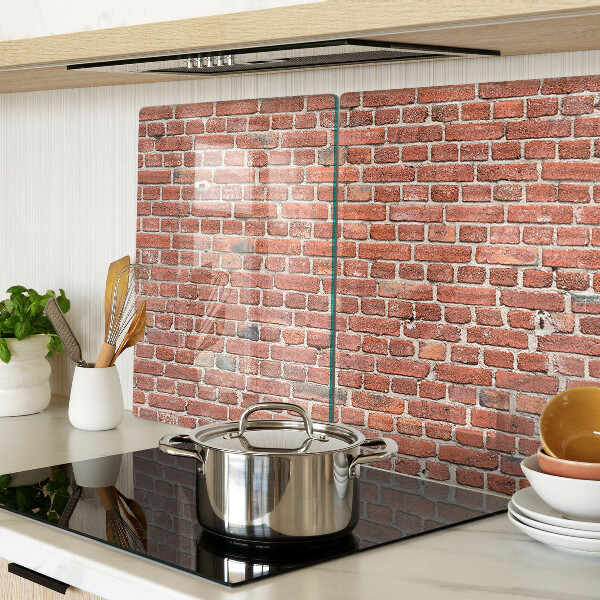Glass cutting board Brick wall