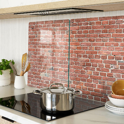 Glass cutting board Brick wall
