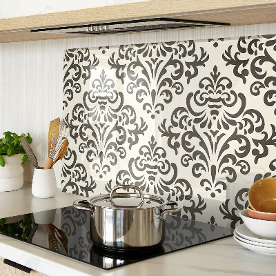 Cutting board Baroque style plant pattern