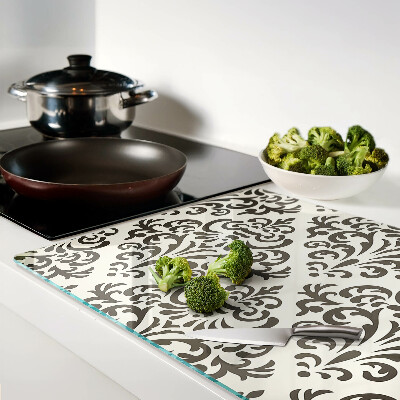 Cutting board Baroque style plant pattern