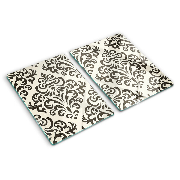 Cutting board Baroque style plant pattern