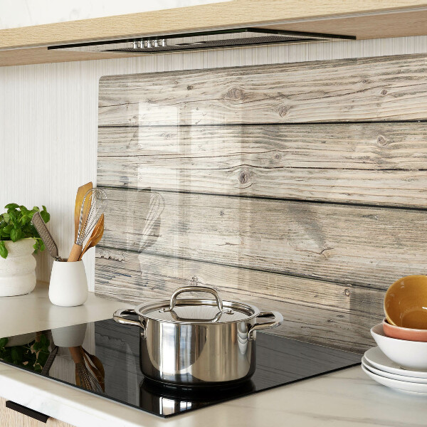 Glass cutting board Rustic style wooden board