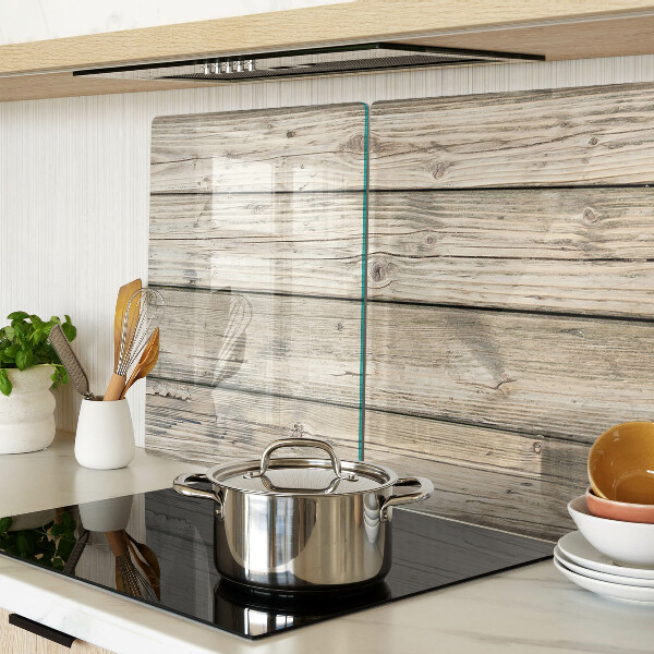 Glass cutting board Rustic style wooden board