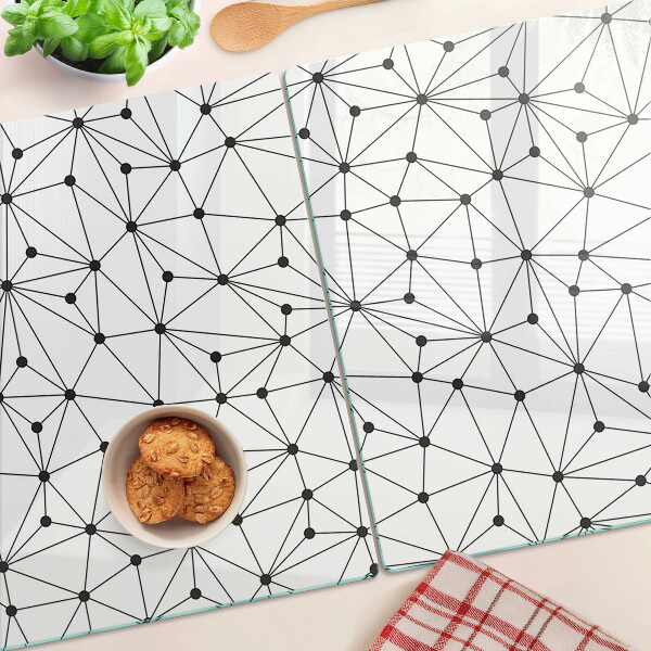 Chopping board glass Lattice geometry