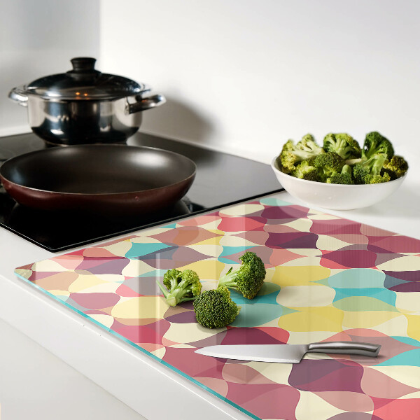 Cutting board The geometry of colored circles