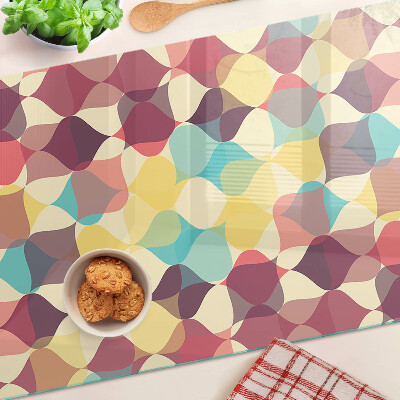 Cutting board The geometry of colored circles