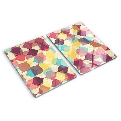 Cutting board The geometry of colored circles