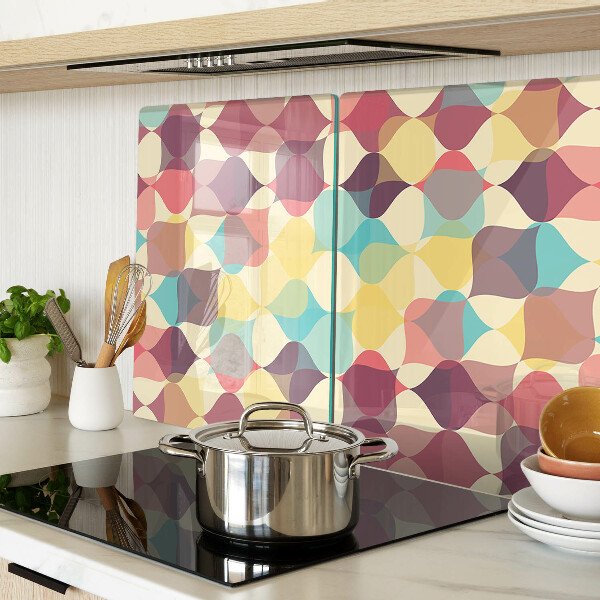 Cutting board The geometry of colored circles