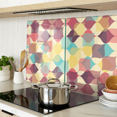 Cutting board The geometry of colored circles