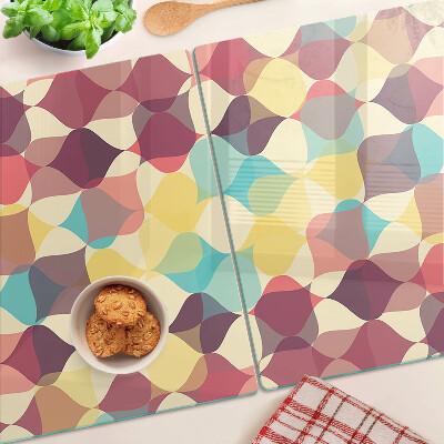 Cutting board The geometry of colored circles