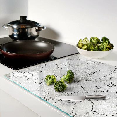 Glass cutting board Cracked marble
