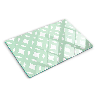Chopping board Geometric patterns in pastel colors