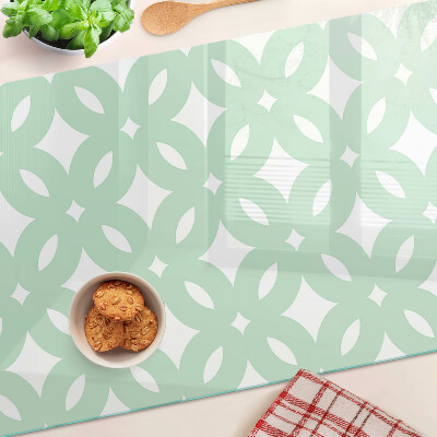 Chopping board Geometric patterns in pastel colors