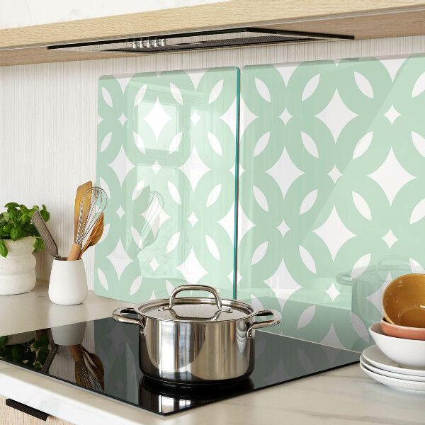 Chopping board Geometric patterns in pastel colors