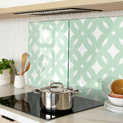 Chopping board Geometric patterns in pastel colors