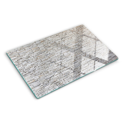 Chopping board Stone brick wall