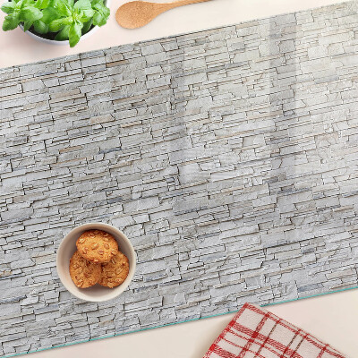Chopping board Stone brick wall