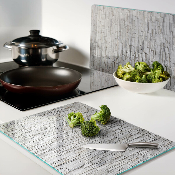 Chopping board Stone brick wall