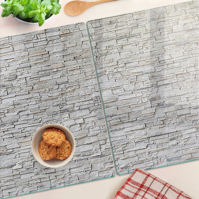 Chopping board Stone brick wall