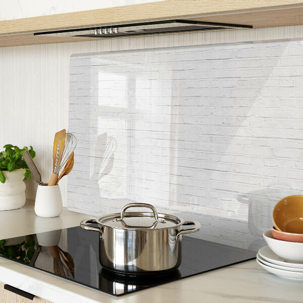 Glass chopping board White floorboards