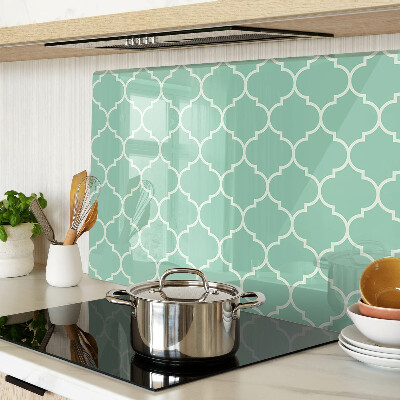 Glass cutting board Moroccan pattern