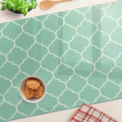 Glass cutting board Moroccan pattern