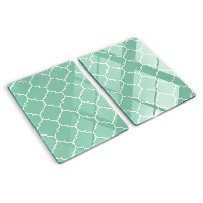Glass cutting board Moroccan pattern