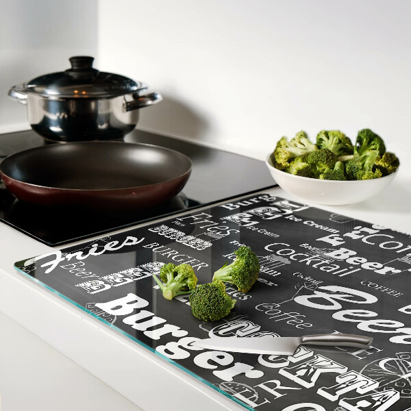 Glass chopping board Food and drinks