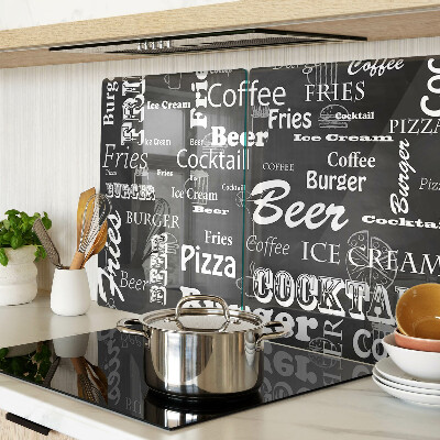 Glass chopping board Food and drinks