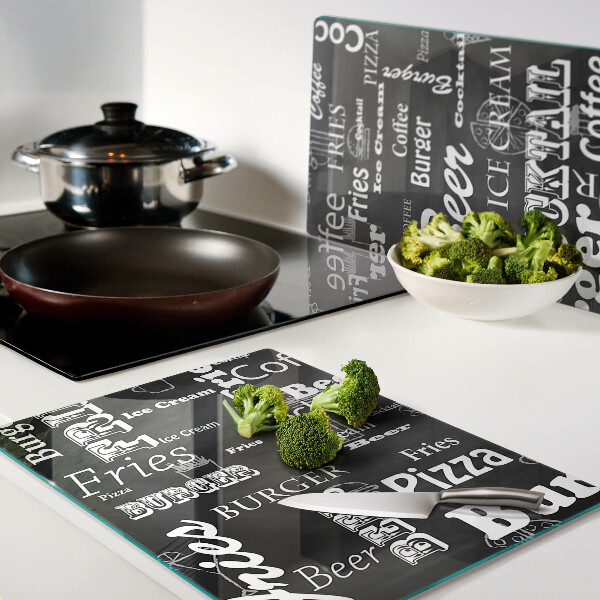 Glass chopping board Food and drinks