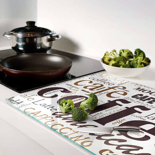 Cutting board Coffee and coffee drinks