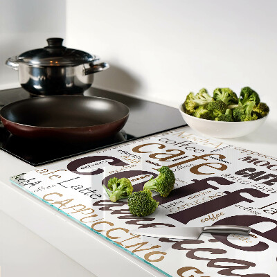 Cutting board Coffee and coffee drinks
