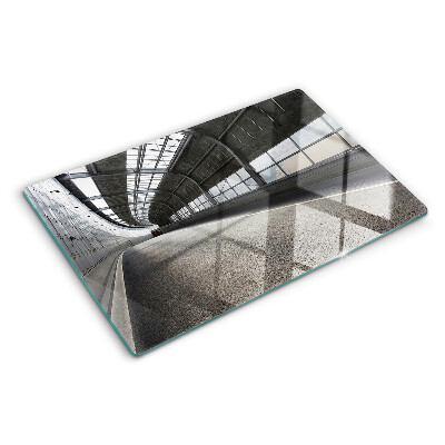 Glass cutting board Modern architecture and geometry