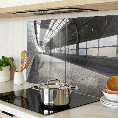 Glass cutting board Modern architecture and geometry