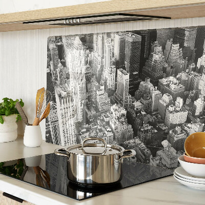 Cutting board A bird's eye view of the city