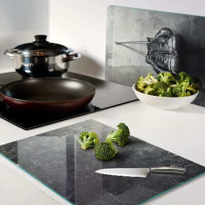 Chopping board An armchair in a minimalist interior