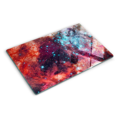 Cutting board Cosmic landscape with stars