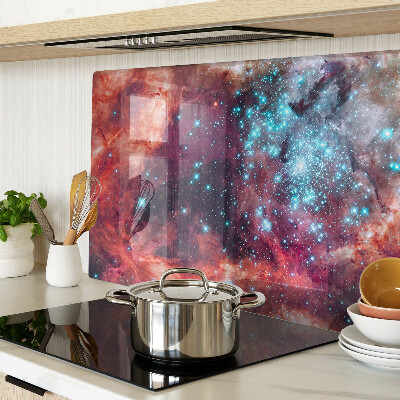 Cutting board Cosmic landscape with stars