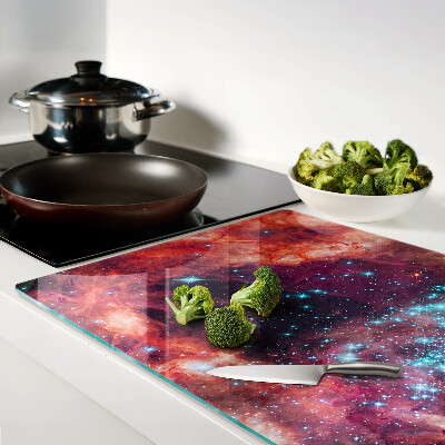Cutting board Cosmic landscape with stars