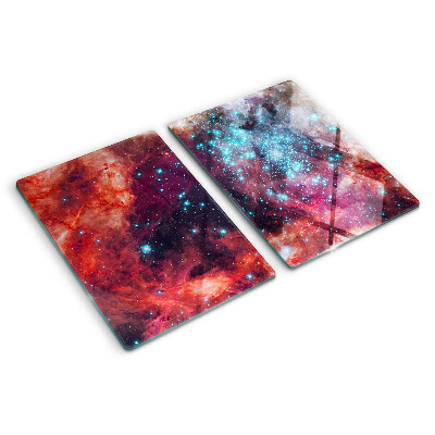 Cutting board Cosmic landscape with stars