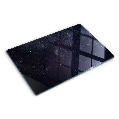 Glass chopping board Cosmic universe with stars