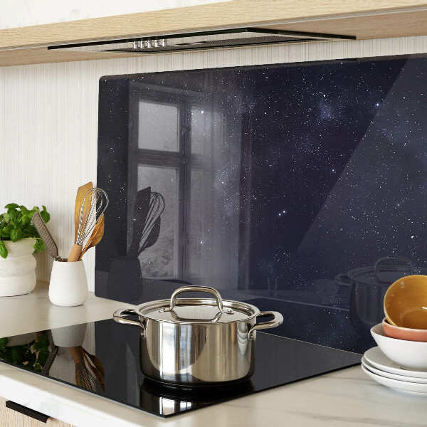 Glass chopping board Cosmic universe with stars